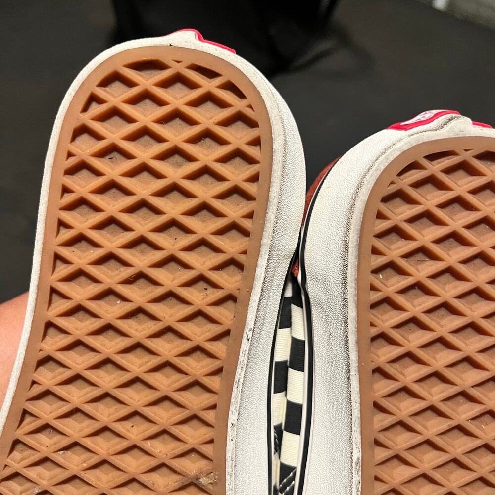 Vans UltraCush Style 36 Two Tone Burnt Brick Suede Old School M Sz 9.5 W 11 - Picture 4 of 7